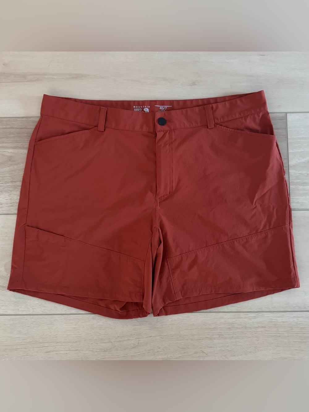 Mountain Hardwear Mens Logan Canyon Short Sz 40 Burnt Orange 7” Inseam